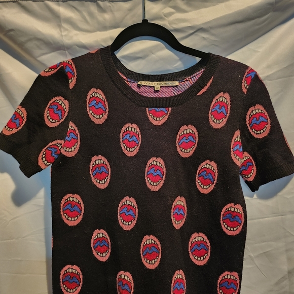 Silvian Heachdenim mouth motif sweater - Picture 1 of 8